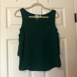 Green Anthropologie HD layered tank 2